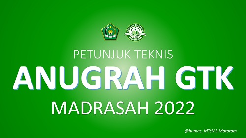 anugrah GTK Madrasah 2022